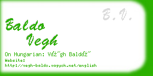 baldo vegh business card